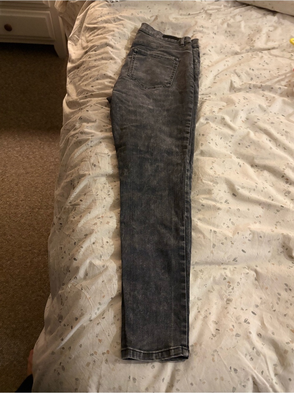 Garage Women's Skinny Jeans in Washed Black-Gray